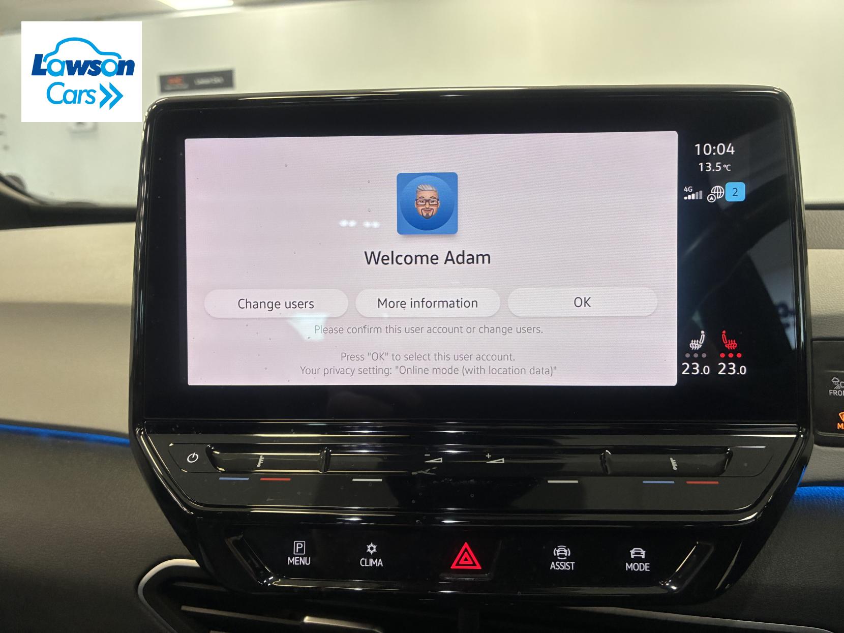 Volkswagen ID.3 Pro 58kWh Family Hatchback 5dr Electric Auto (145 ps)