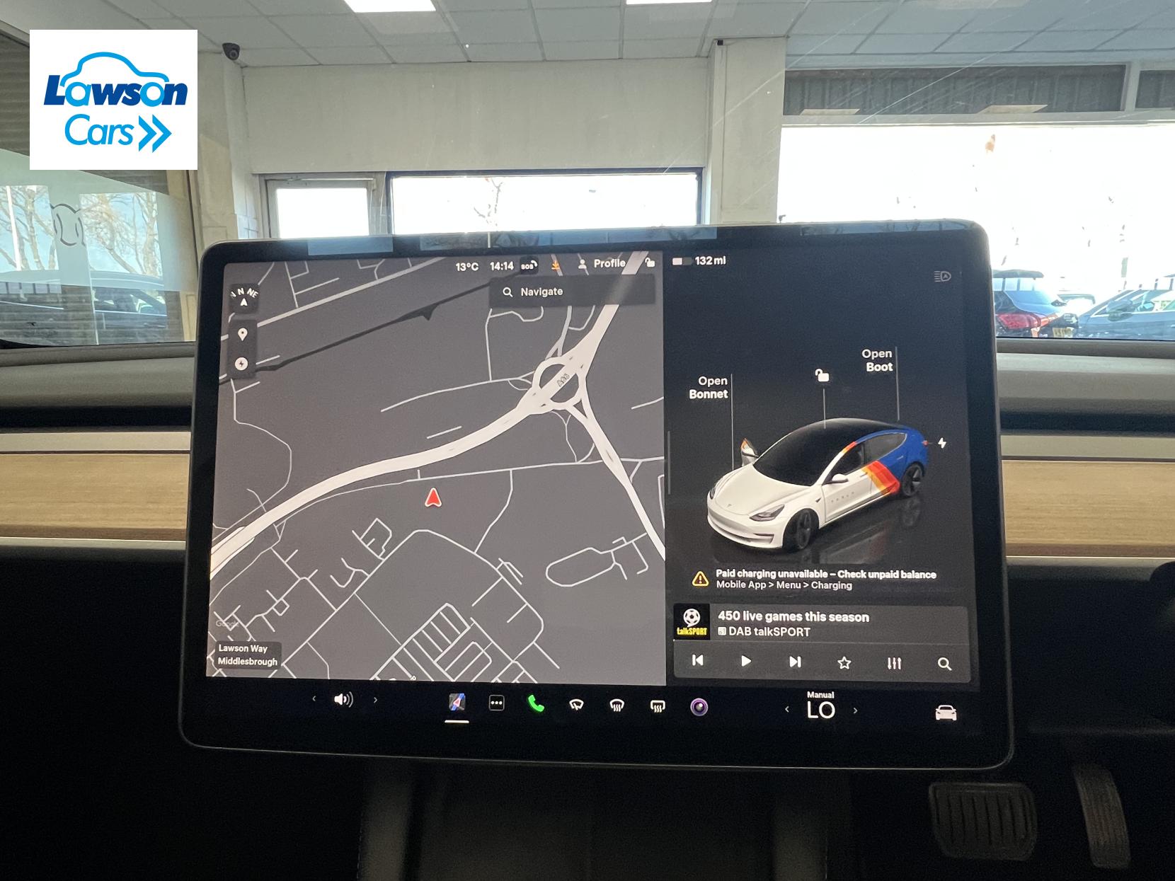 Tesla Model 3 Standard Range Plus Saloon 4dr Electric Auto RWD (241 bhp)