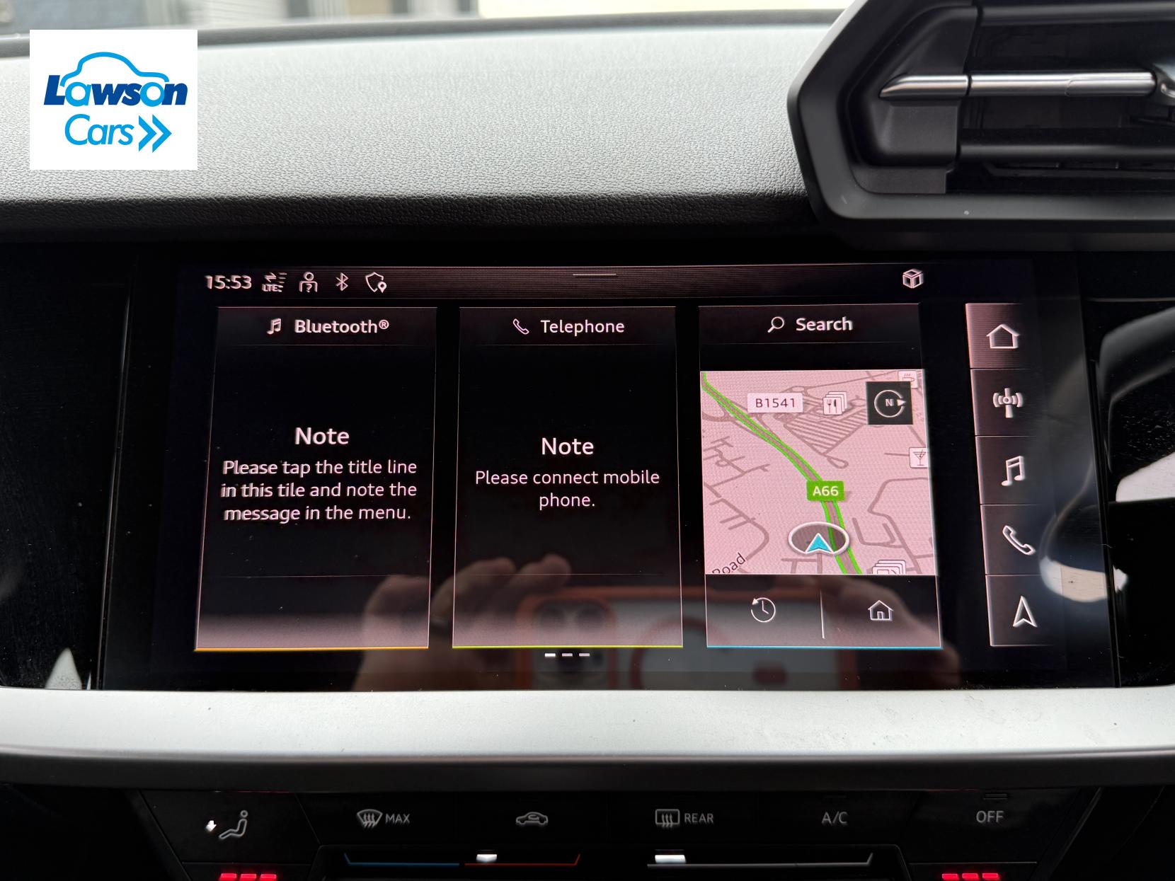 Audi A3 1.0 TFSI 30 Technik Sportback 5dr Petrol S Tronic Euro 6 (s/s) (110 ps)