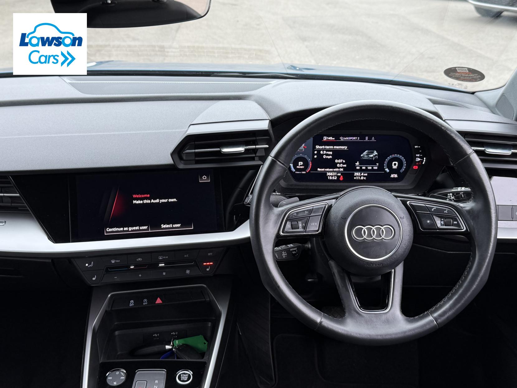 Audi A3 1.0 TFSI 30 Technik Sportback 5dr Petrol S Tronic Euro 6 (s/s) (110 ps)