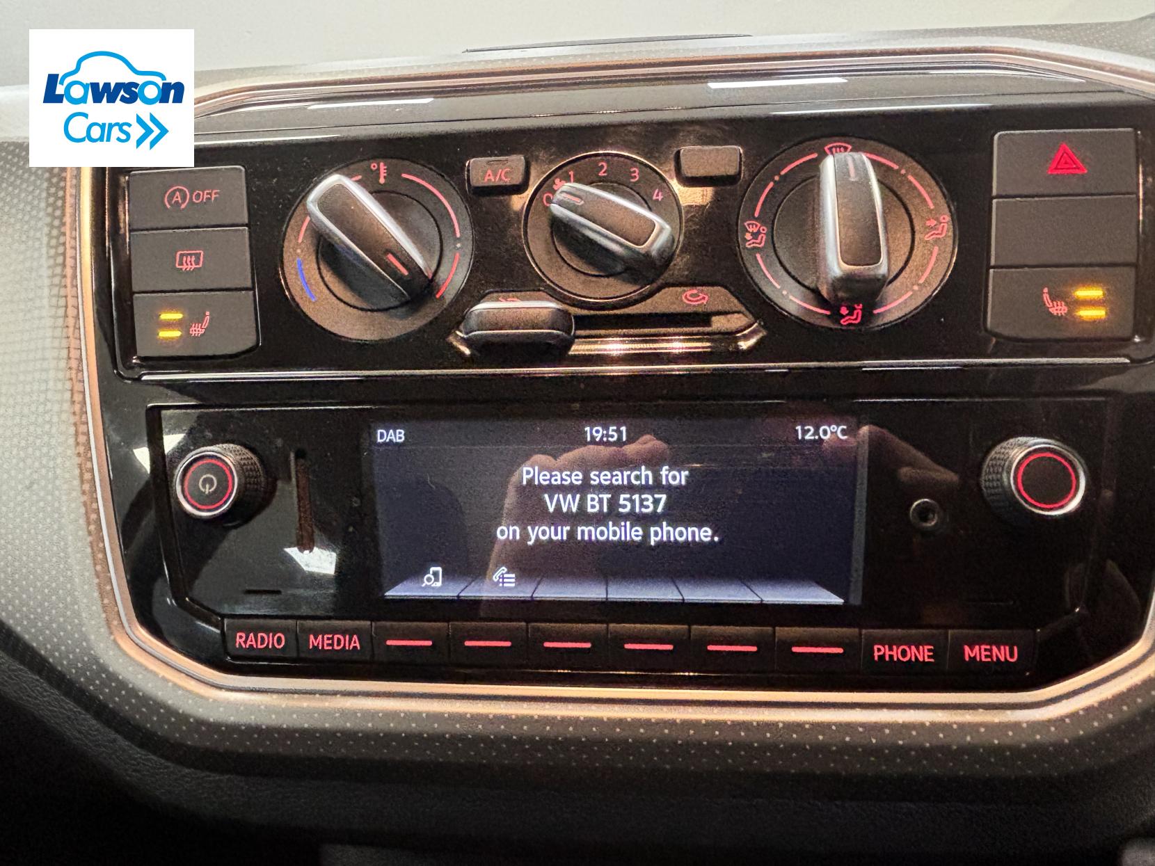 Volkswagen up! 1.0 High up! Hatchback 5dr Petrol Manual Euro 6 (s/s) (75 ps)